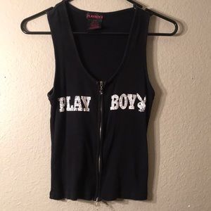 PLAYBOY Zip-Up Tank (S/M)